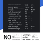 Dark Cocoa 24 g Protein Powder - Pack of 1 KG