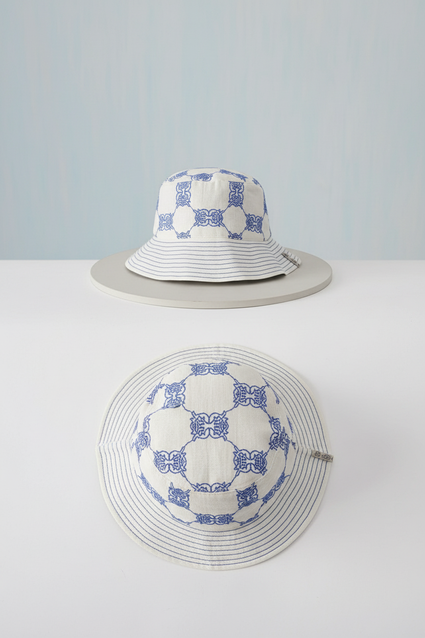 Krab Shack Bucket Hat (Unisex) - Cotton Linen