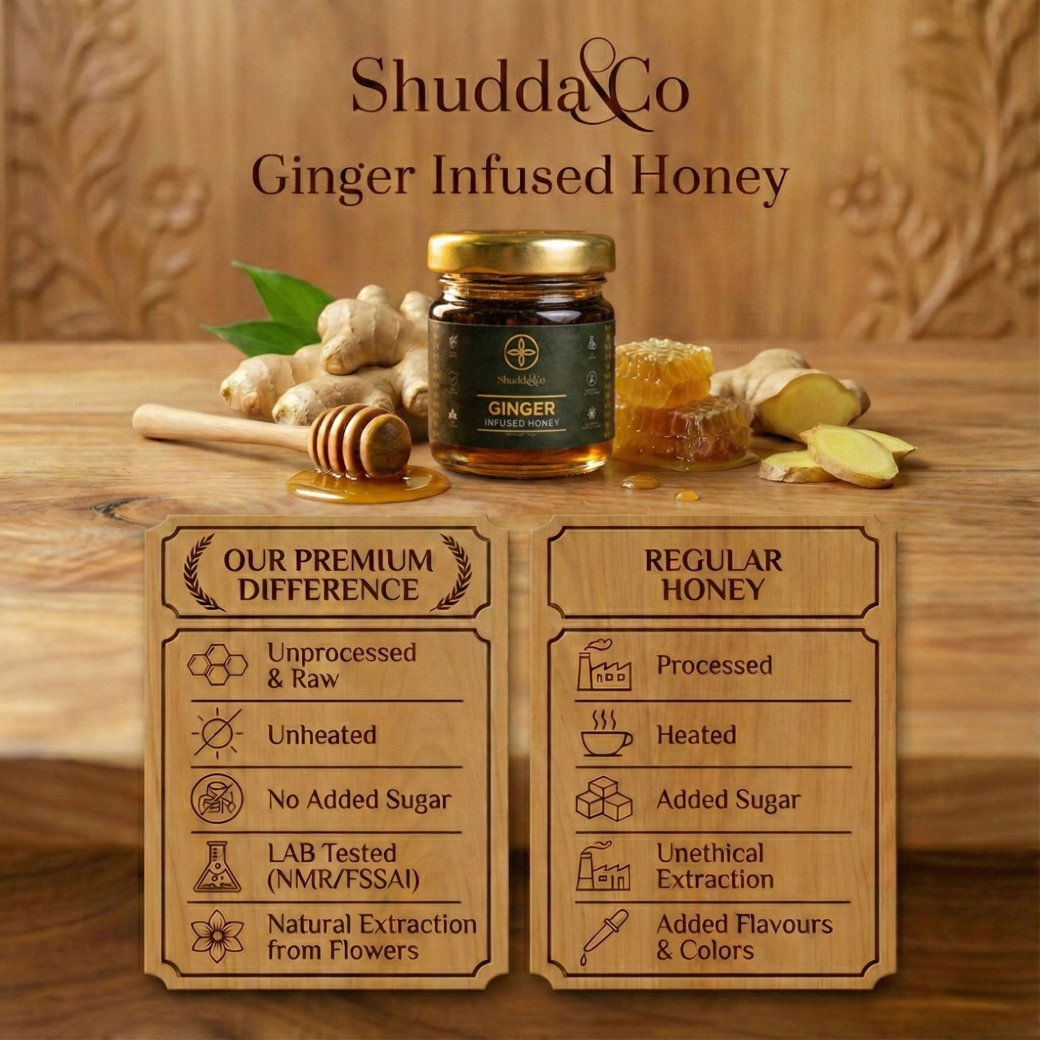 Ginger Infused Honey
