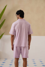 Shady Blooms Cotton Knit Co-ord Set