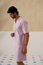 Shady Blooms Cotton Knit Co-ord Set