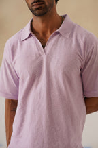 Shady Blooms Cotton Knit T-Shirt