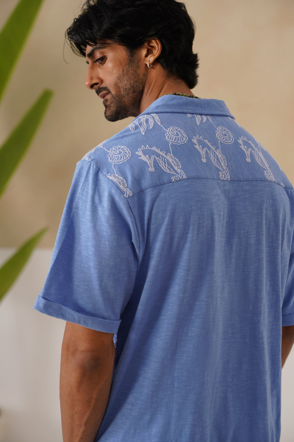 Tidal Tales Cotton Slub Knit Shirt