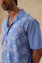 Tidal Tales Cotton Slub Knit Shirt