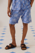 Tidal Tales Cotton Slub Knit Shorts