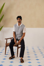 Solar Grid Cotton Shirt