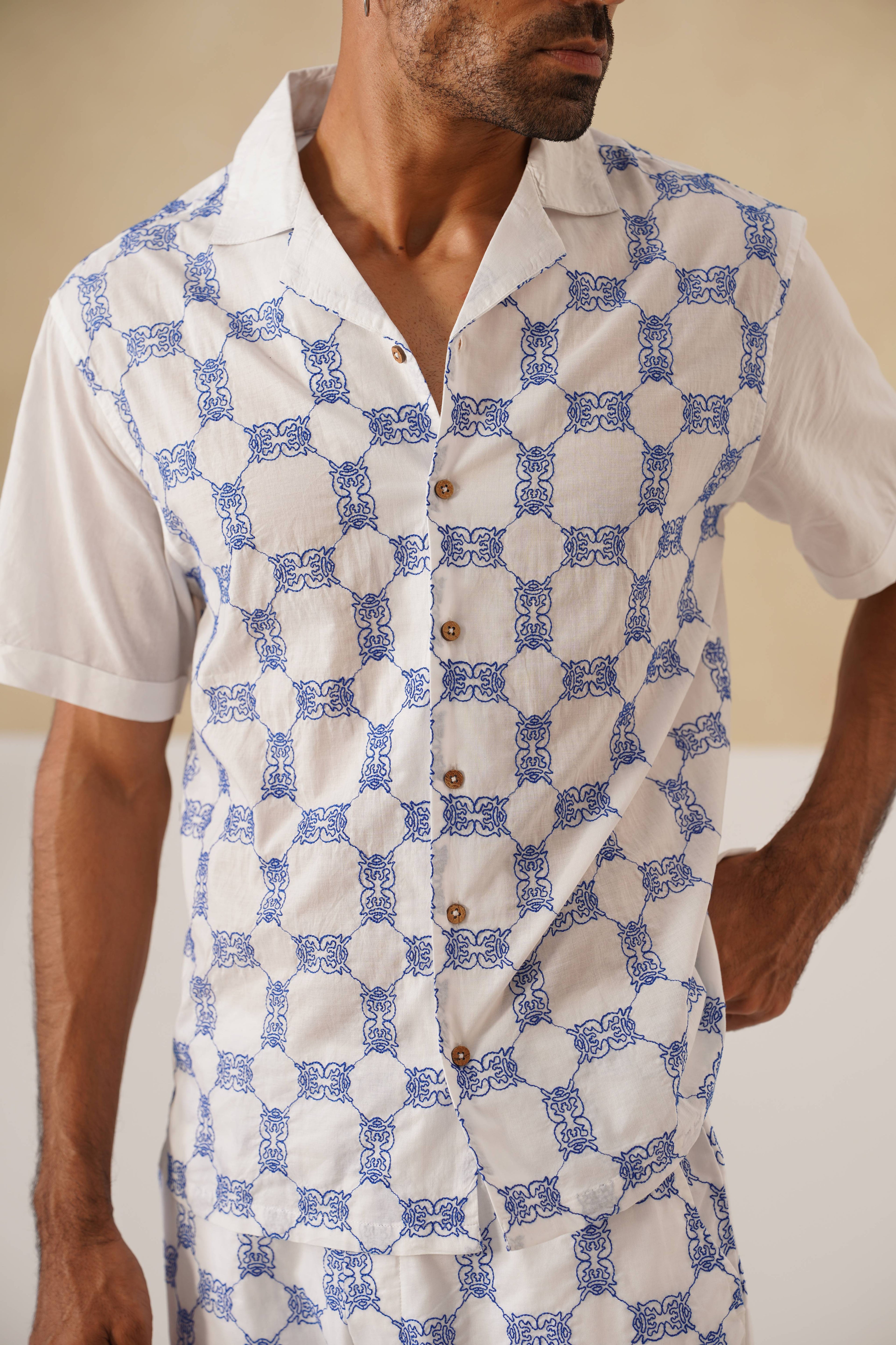 Knotty Krabs (Cotton) Shirt - Salt (White)