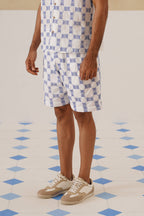 Knotty Krabs (Cotton) Shorts - Salt (White)