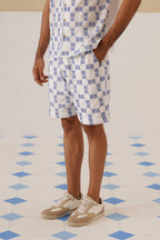 Knotty Krabs (Cotton) Shorts - Salt (White)