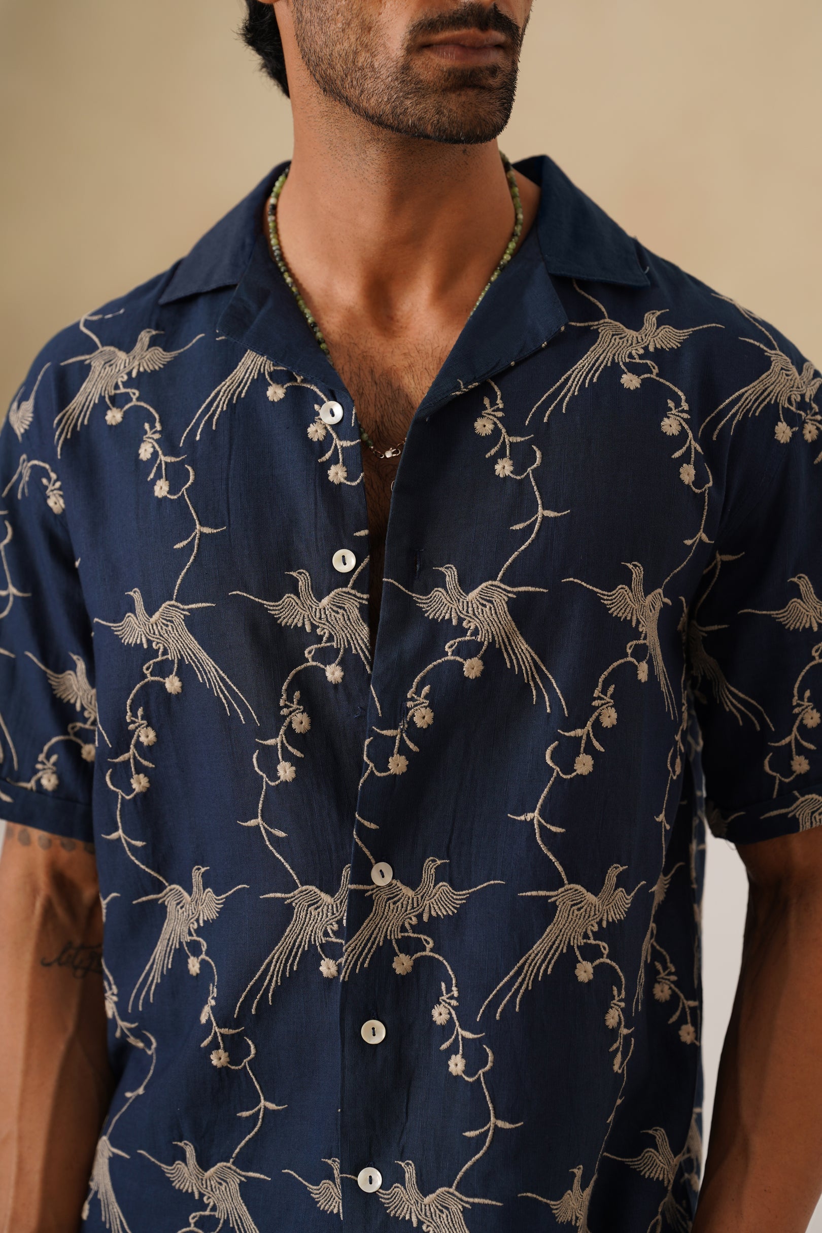 Plume & Bloom Cotton Linen Shirt