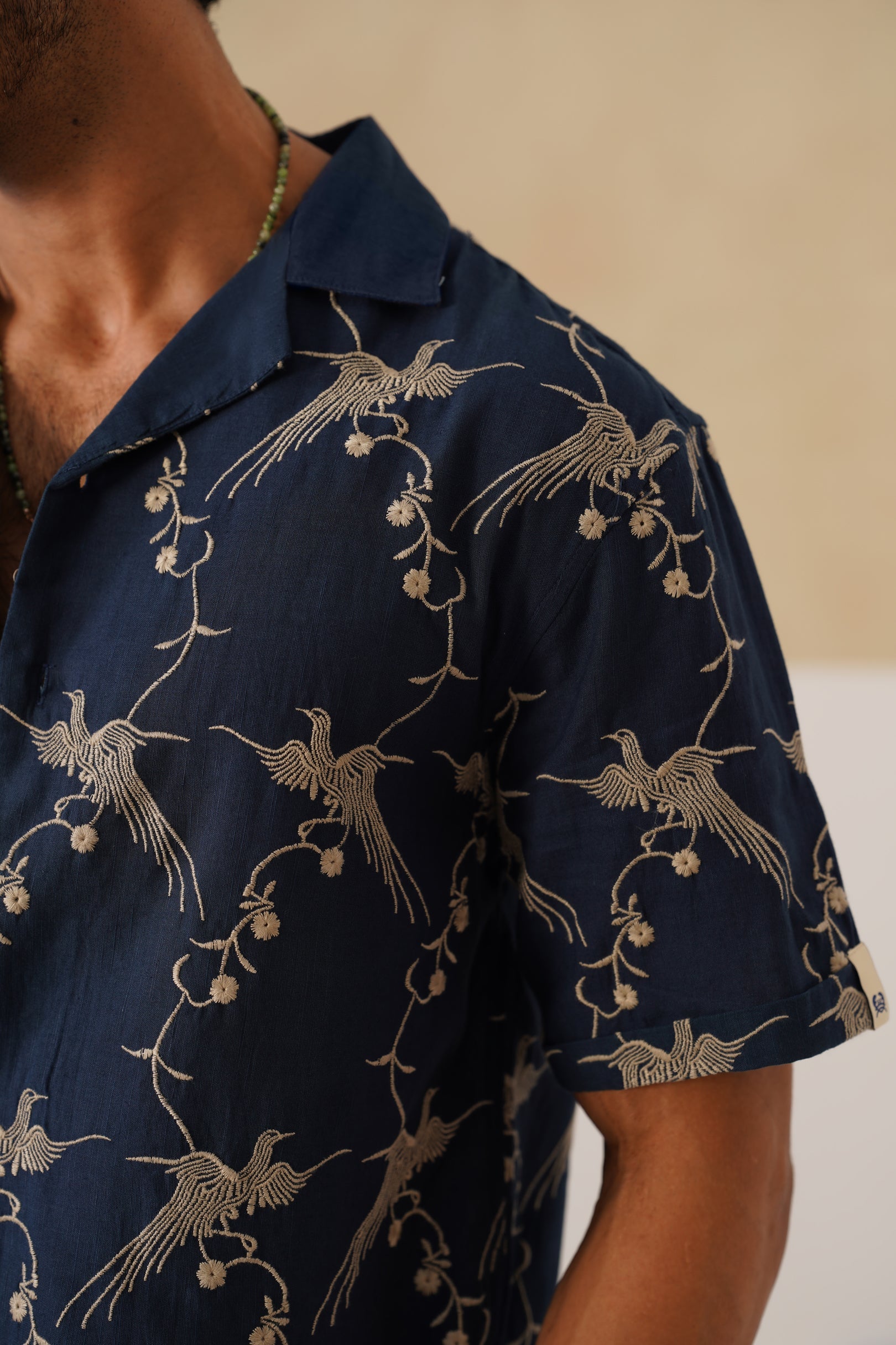 Plume & Bloom Cotton Linen Shirt