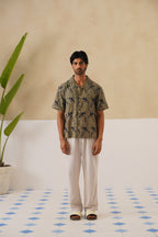 Plume & Bloom Cotton Linen Shirt