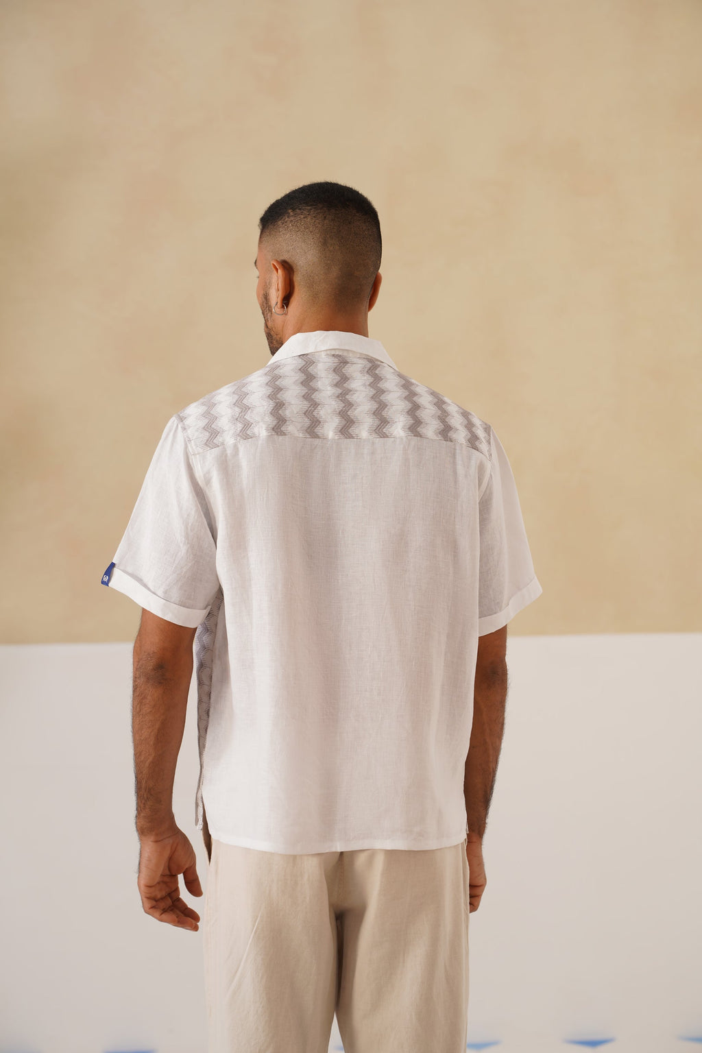 Waveform Cotton Linen Shirt