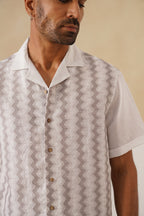 Waveform Cotton Linen Shirt