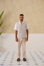 Waveform Cotton Linen Shirt