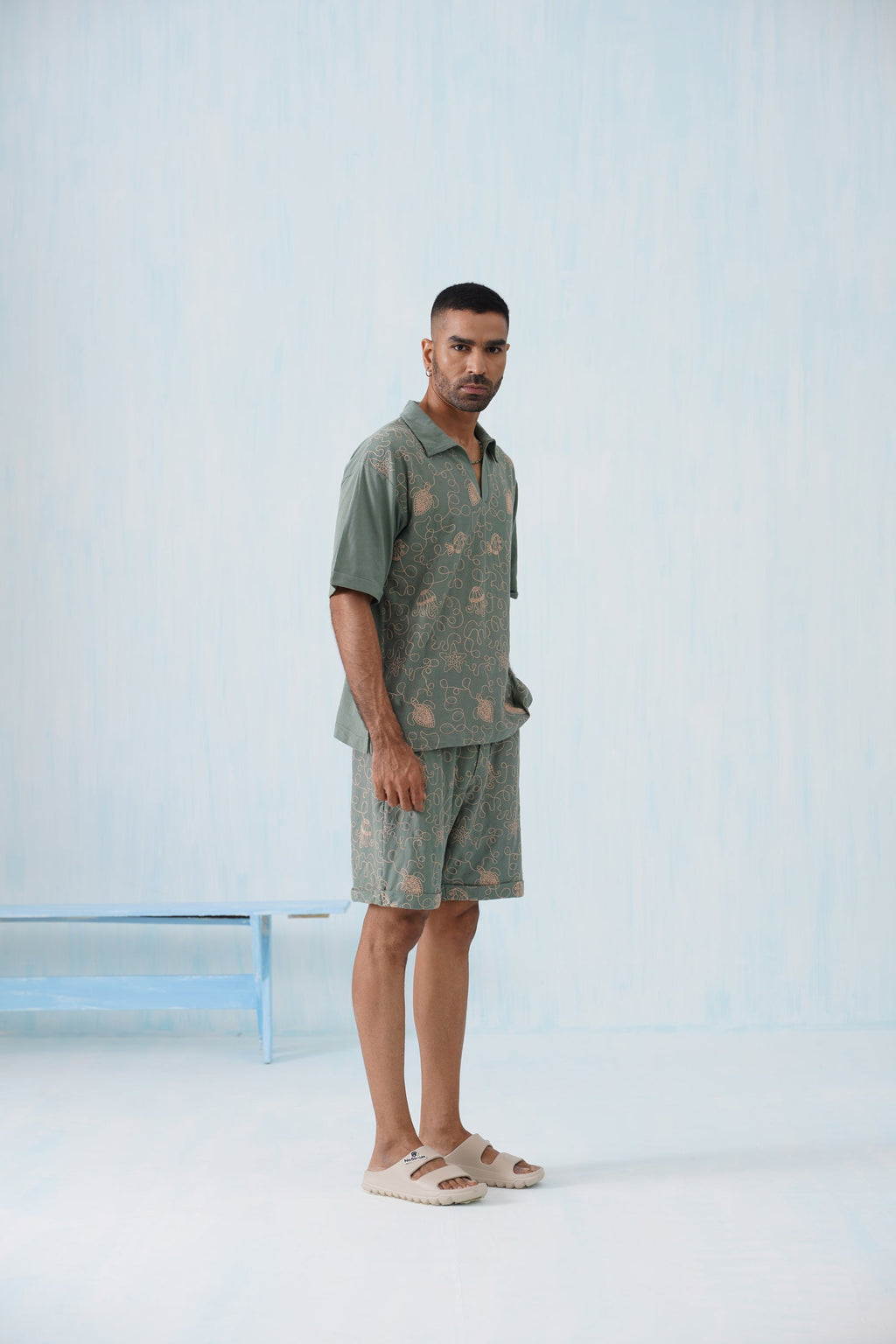 Reef Rider Cotton Knit Co-ord Set