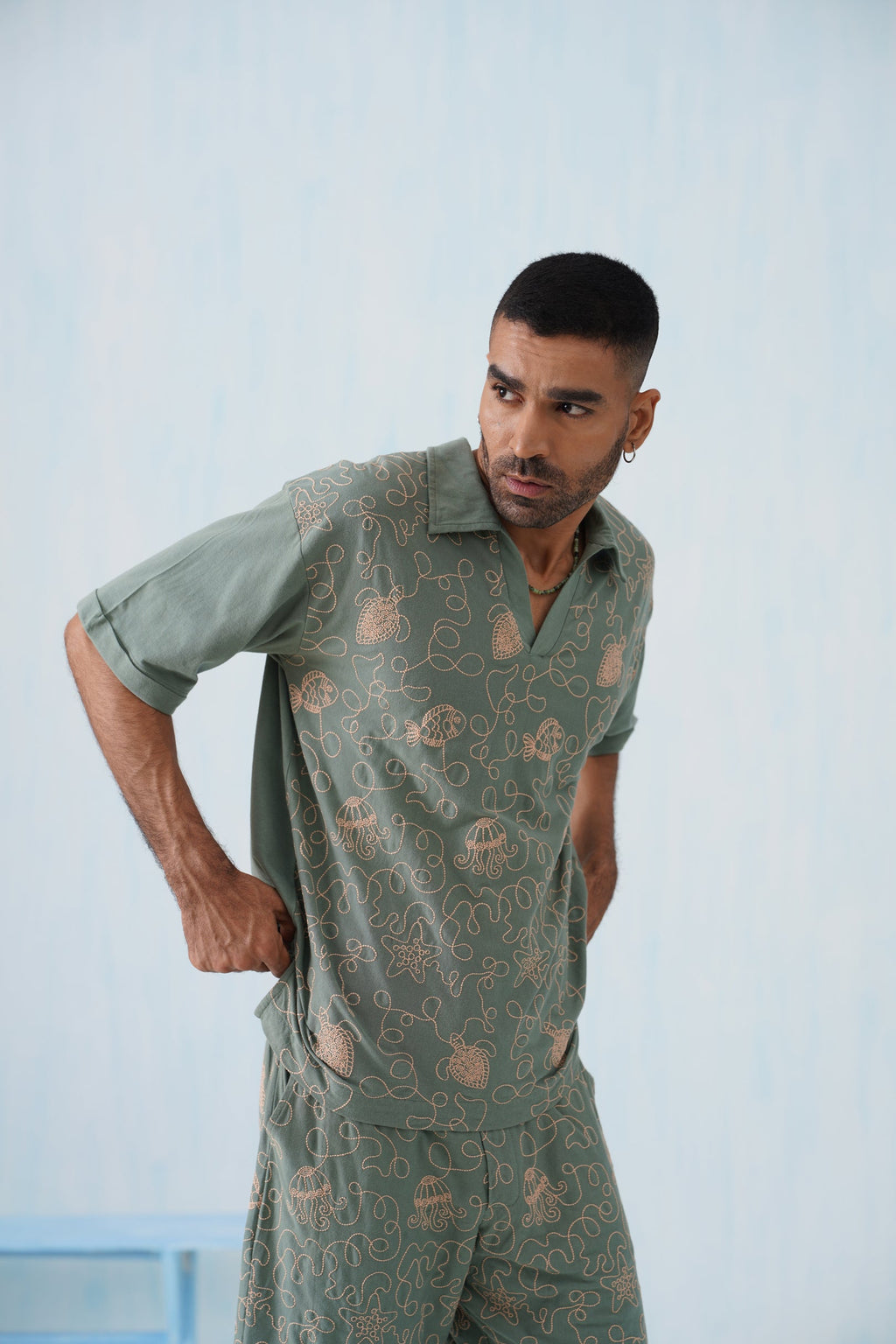 Reef Rider Cotton Knit T-Shirt