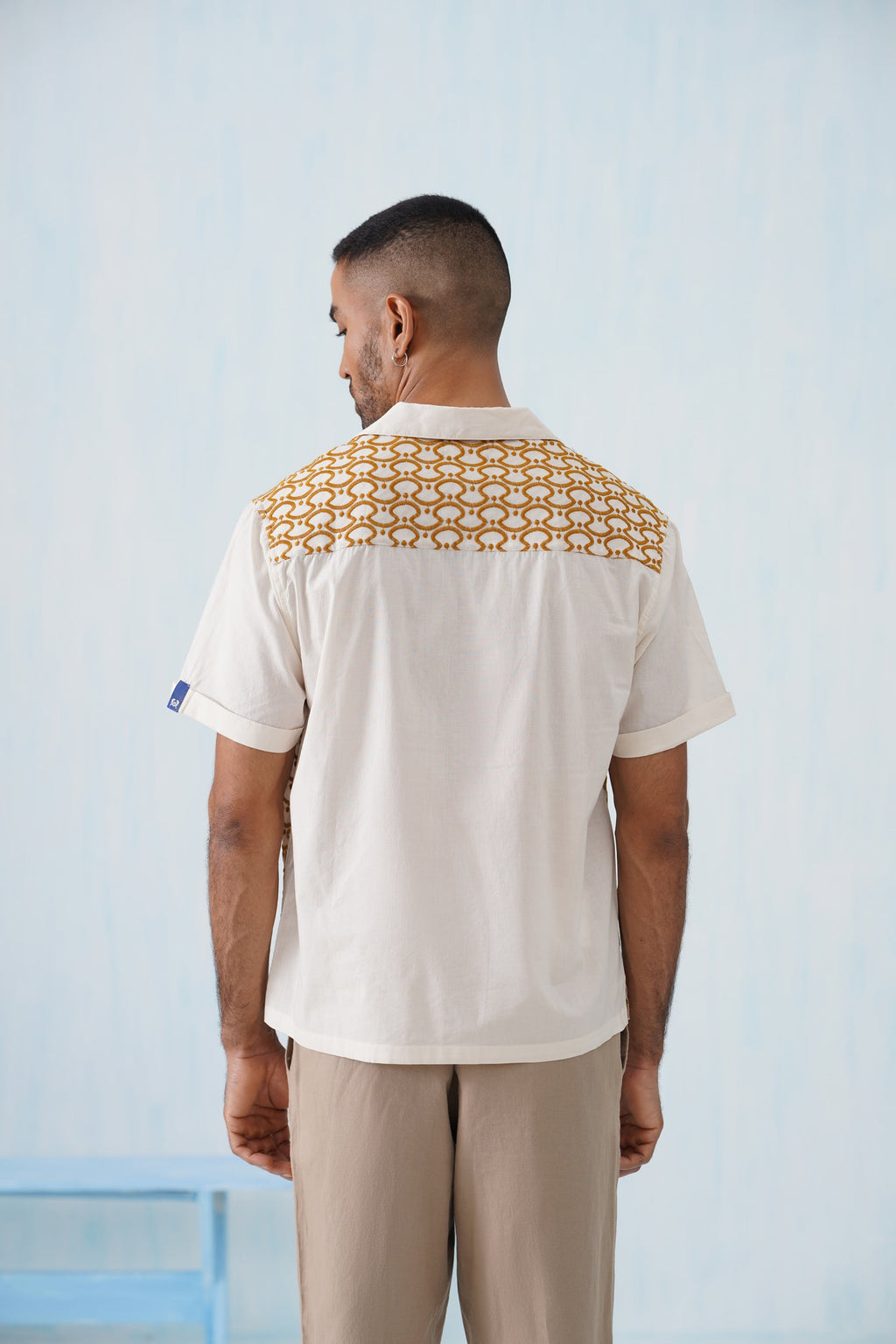Golden Arc Cotton Shirt