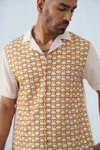 Golden Arc Cotton Shirt