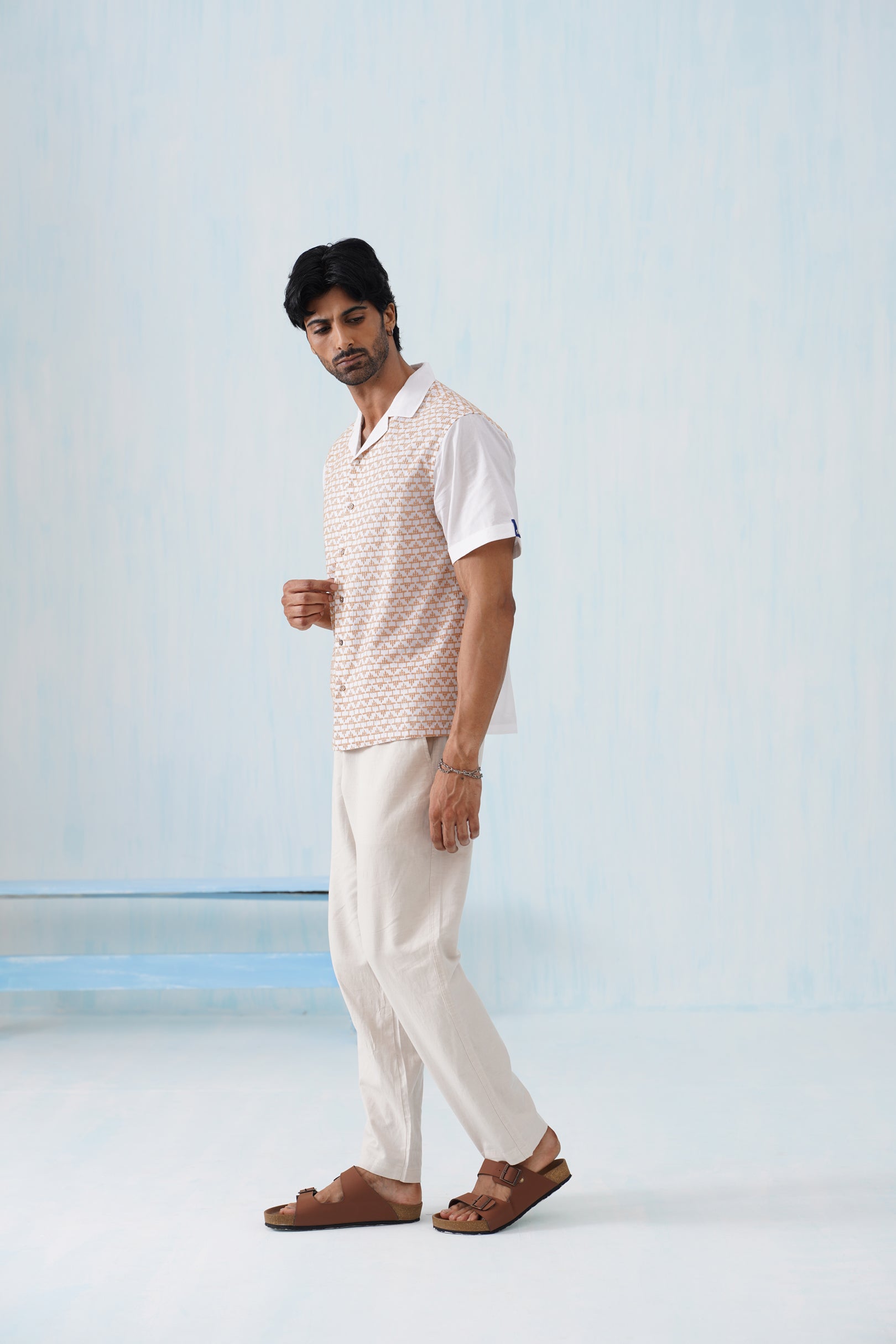 Sandlink Grid Cotton Shirt