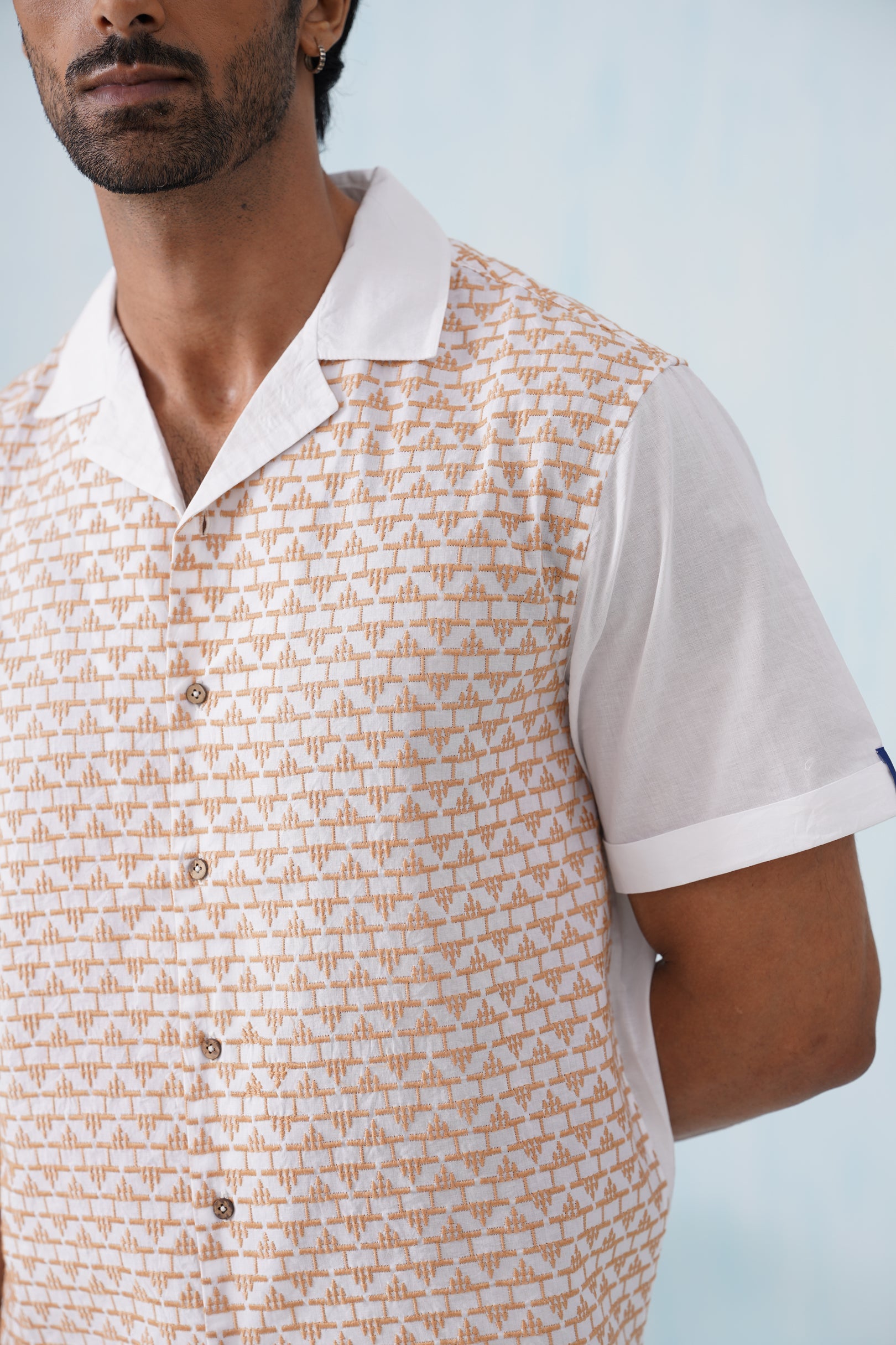 Sandlink Grid Cotton Shirt