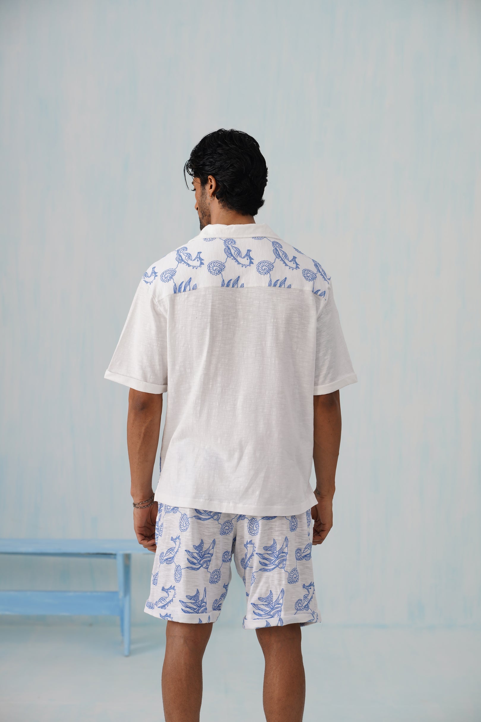 Tidal Tales Cotton Slub Knit Co-ord Set