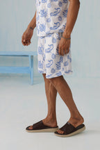 Tidal Tales Cotton Slub Knit Shorts