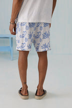 Tidal Tales Cotton Slub Knit Shorts