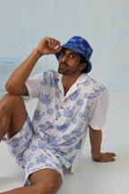 Tidal Tales Cotton Slub Knit Shorts