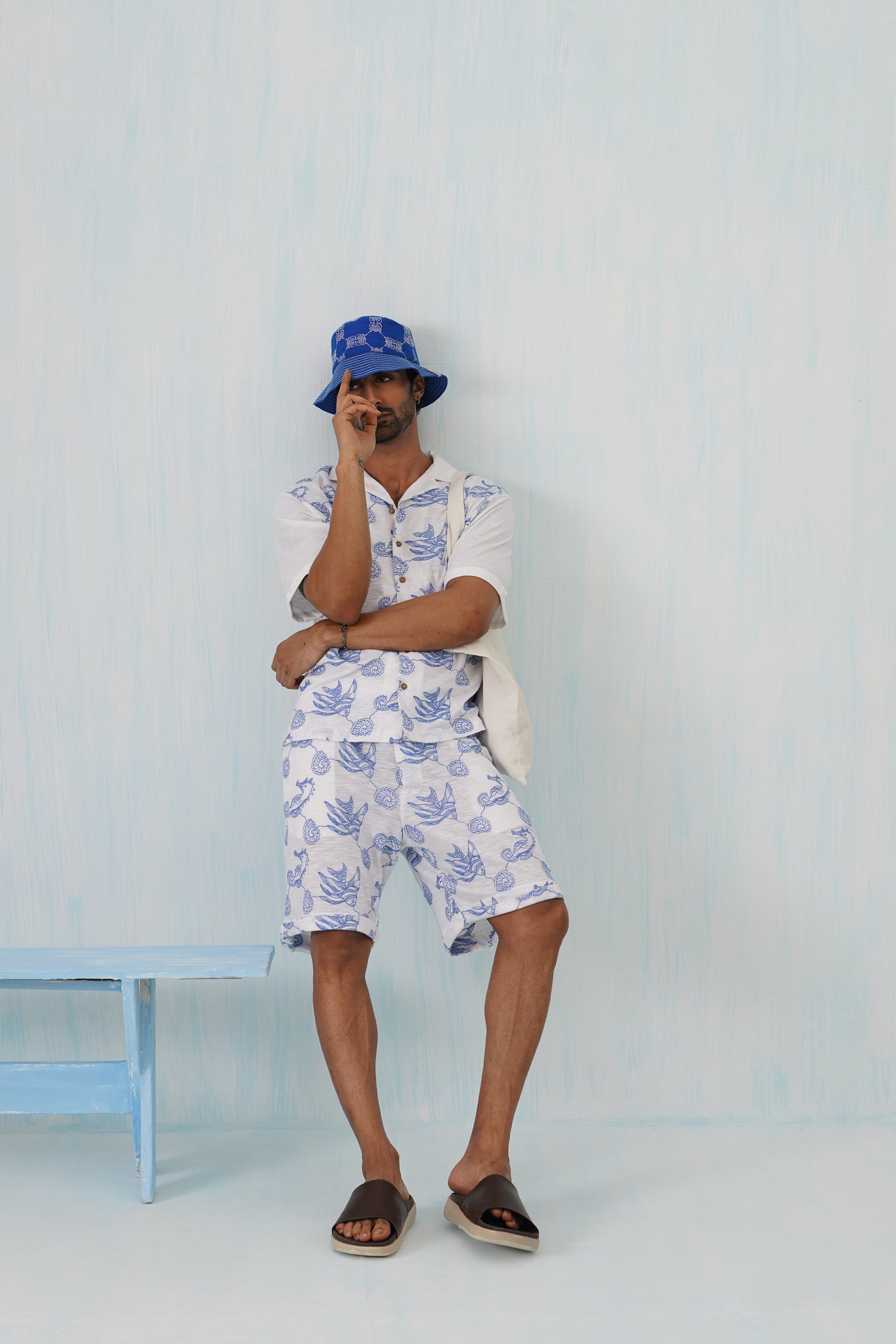 Krab Shack Bucket Hat (Unisex) - Cotton Linen