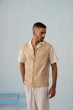 Sunburst Weave Cotton Shirt