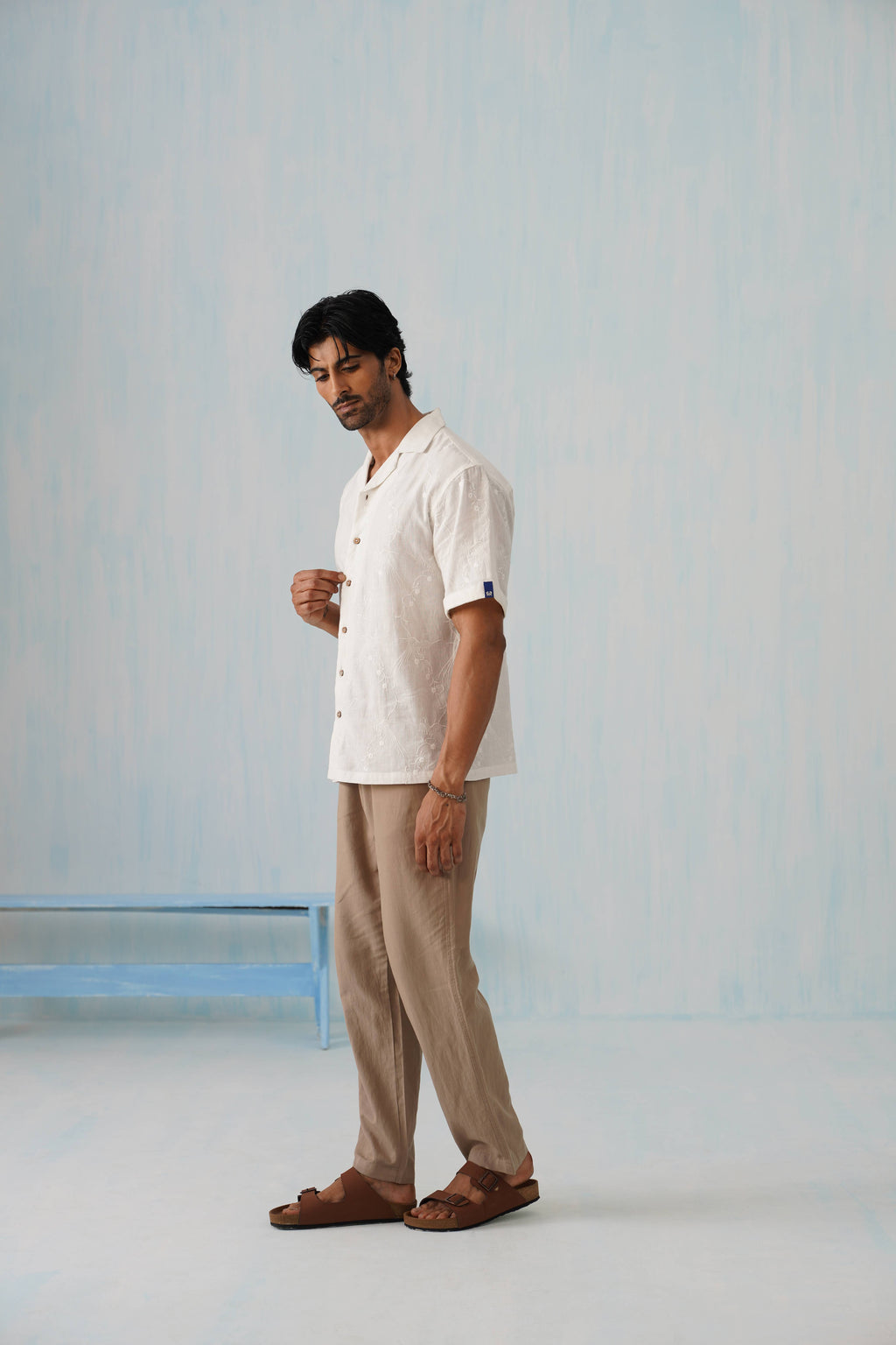 Plume & Bloom Cotton Linen Shirt