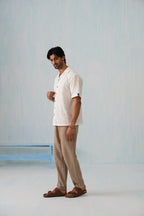 Plume & Bloom Cotton Linen Shirt