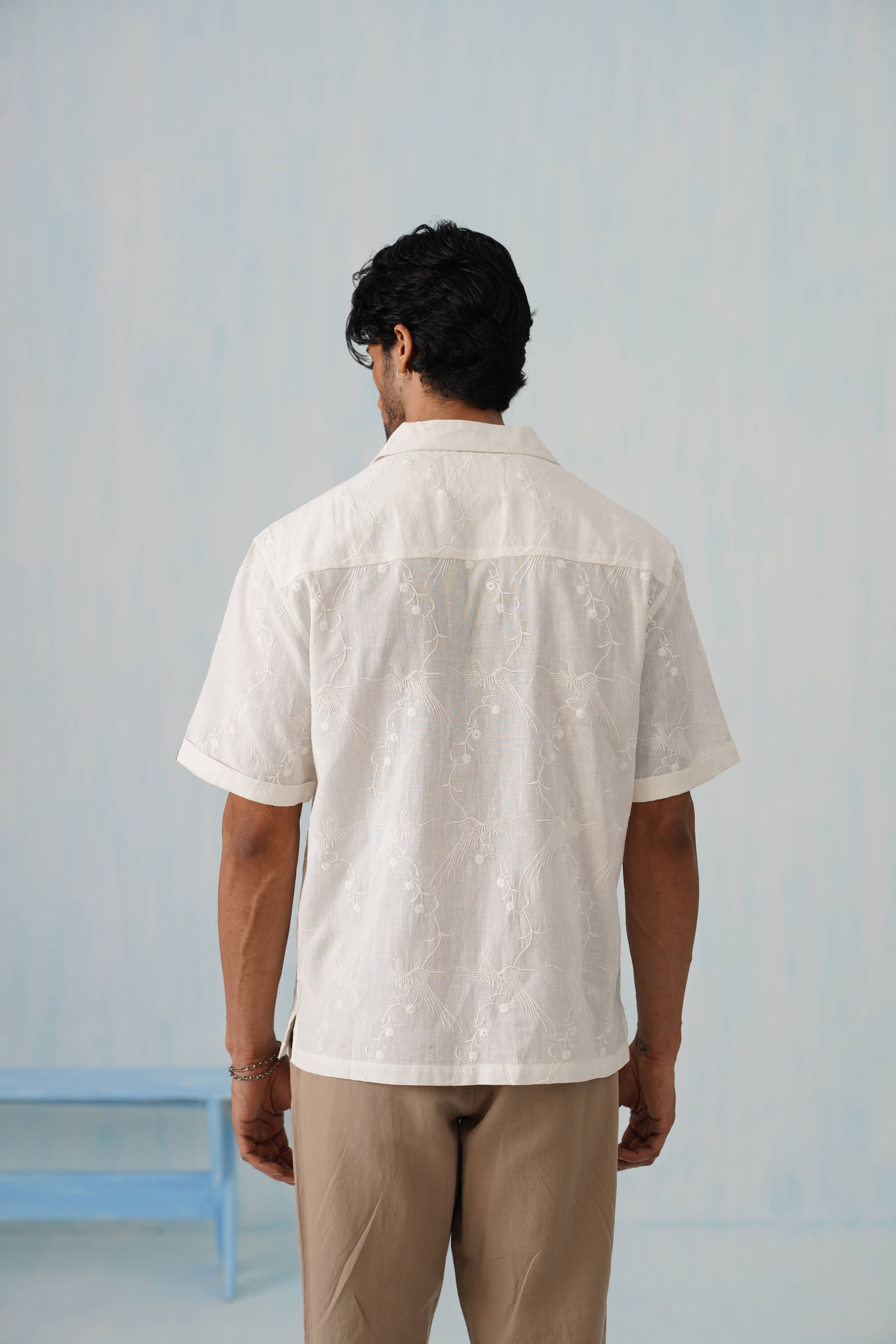 Plume & Bloom Cotton Linen Shirt