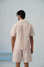 Amber Bloom Cotton Linen Shirt