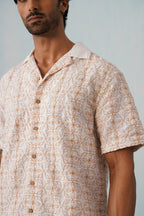 Amber Bloom Cotton Linen Co-ord Set