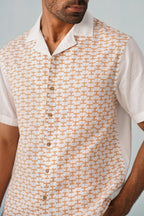 Amber Grid Cotton Shirt