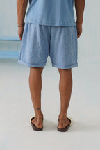 Shady Blooms Cotton Knit Shorts