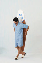 Shady Blooms Cotton Knit Co-ord Set