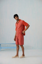 Shady Blooms Cotton Knit Co-ord Set