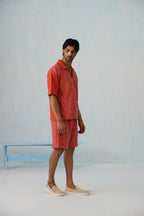 Shady Blooms Cotton Knit Co-ord Set