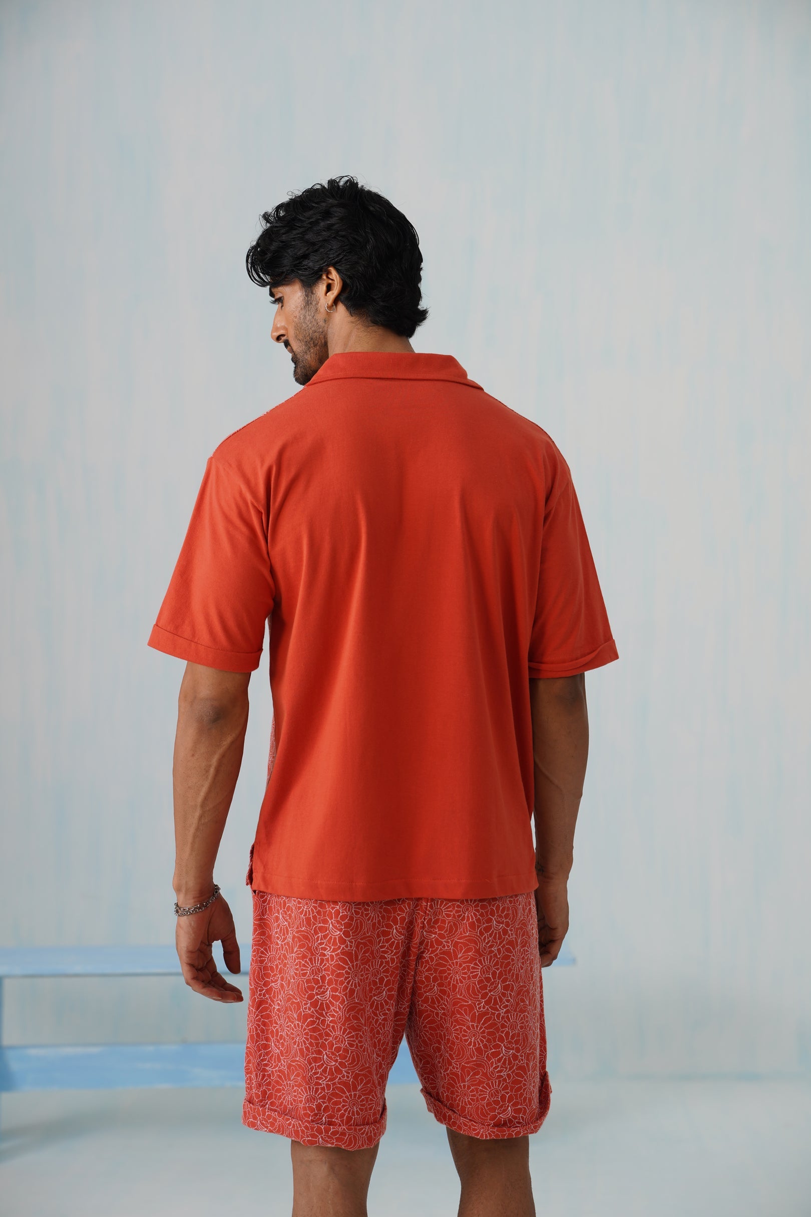 Shady Blooms Cotton Knit T-Shirt