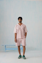 Shady Blooms Cotton Knit Co-ord Set