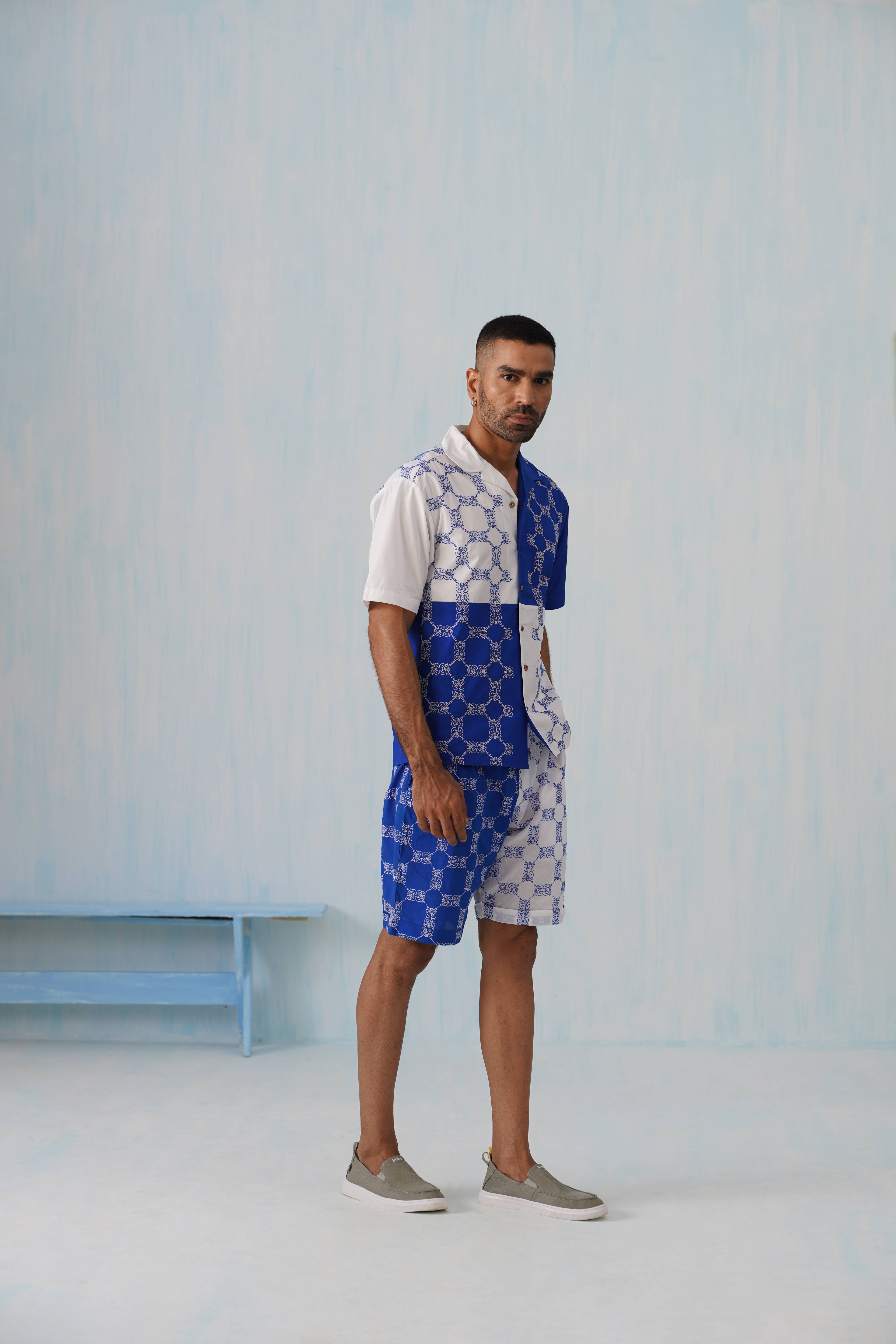 Knotty Krabs (Cotton) Co-ord Set - Surf & Foam