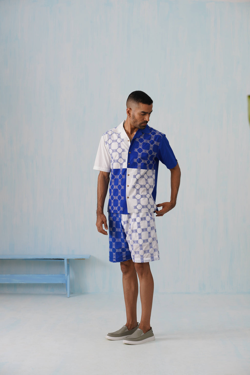 Knotty Krabs (Cotton) Co-ord Set - Surf & Foam