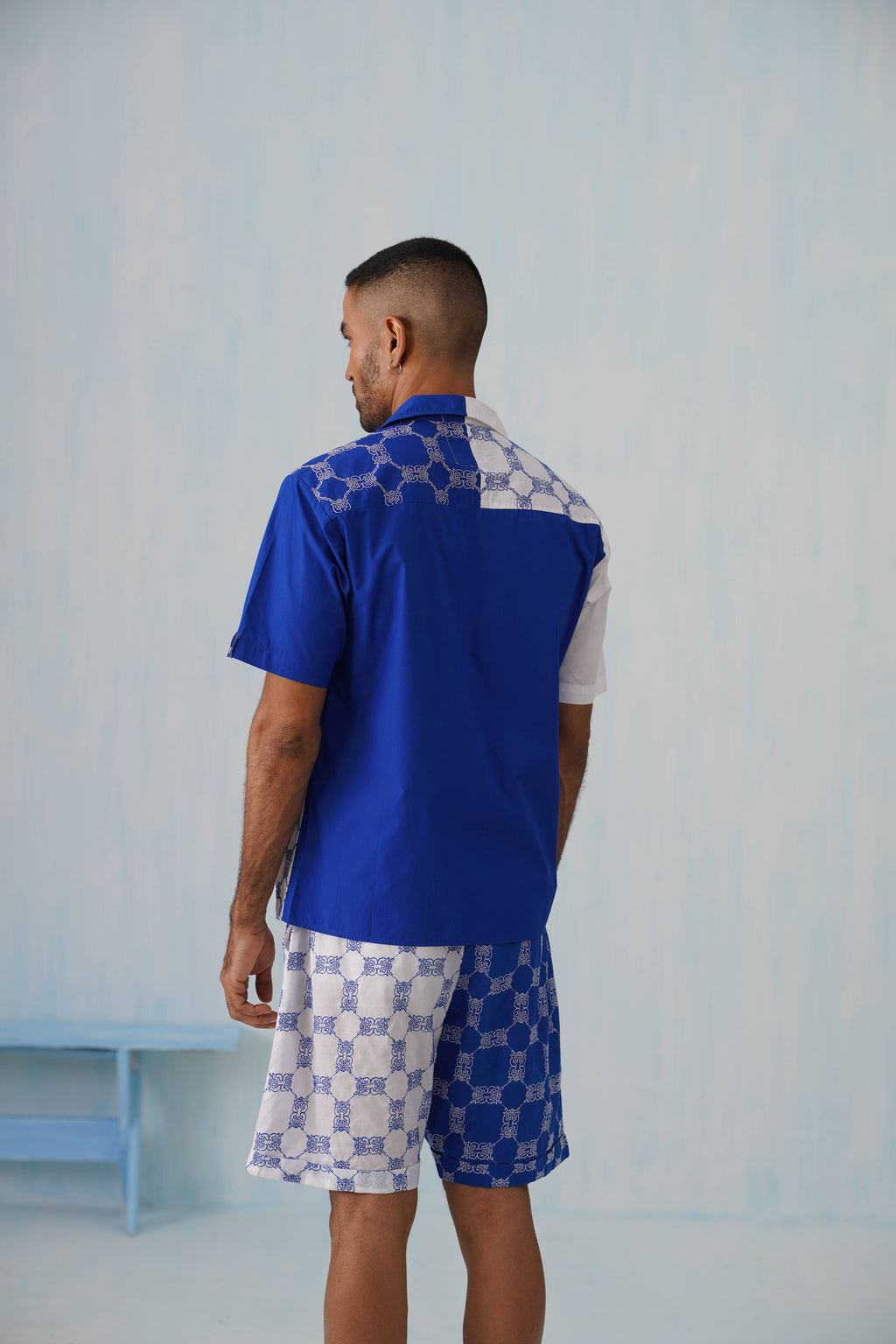 Knotty Krabs (Cotton) Shorts - Surf & Foam