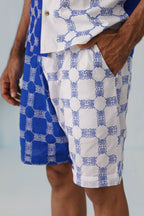 Knotty Krabs (Cotton) Shorts - Surf & Foam