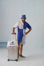 Knotty Krabs (Cotton) Shorts - Surf & Foam