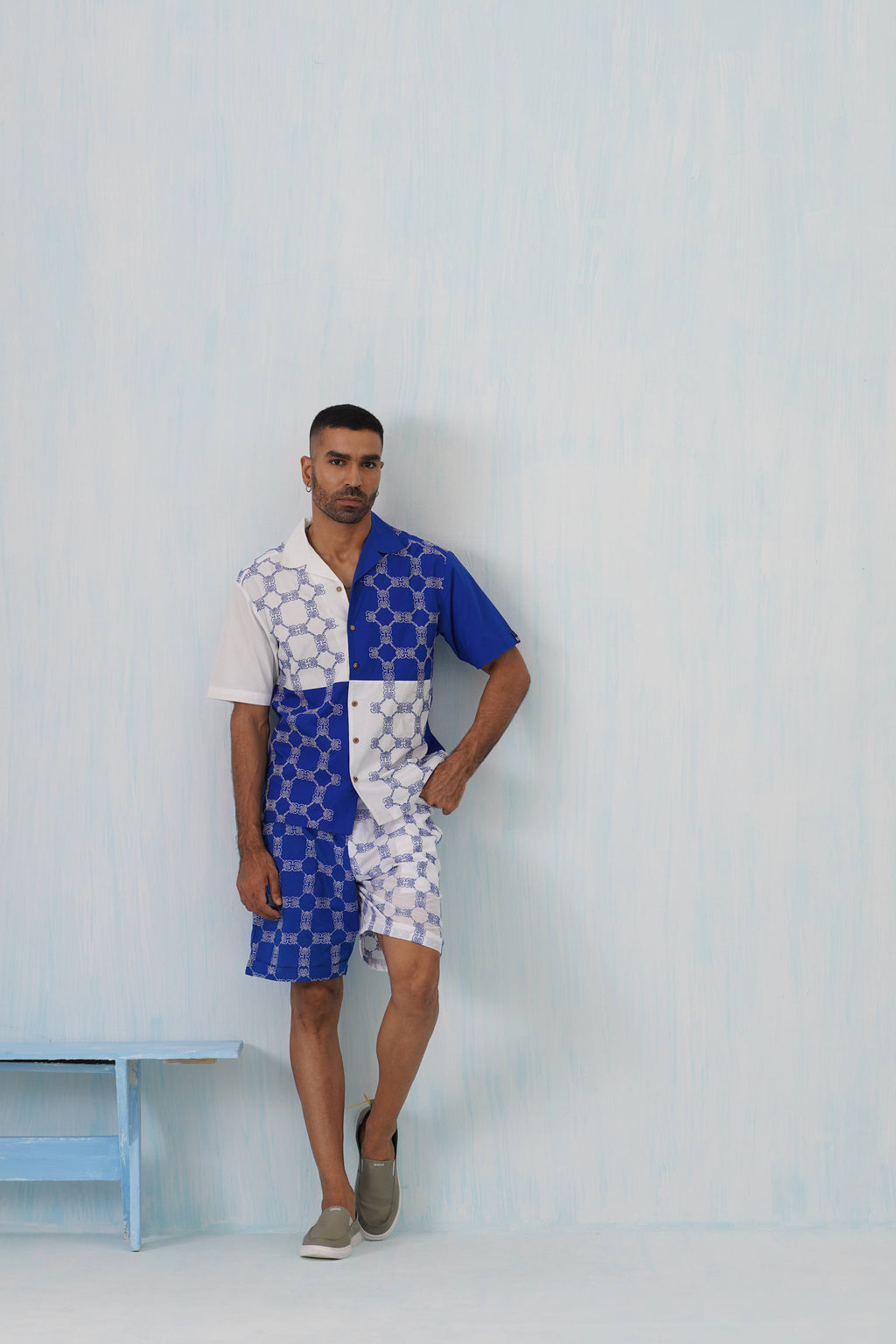 Knotty Krabs (Cotton) Shorts - Surf & Foam