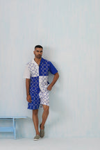 Knotty Krabs (Cotton) Shorts - Surf & Foam